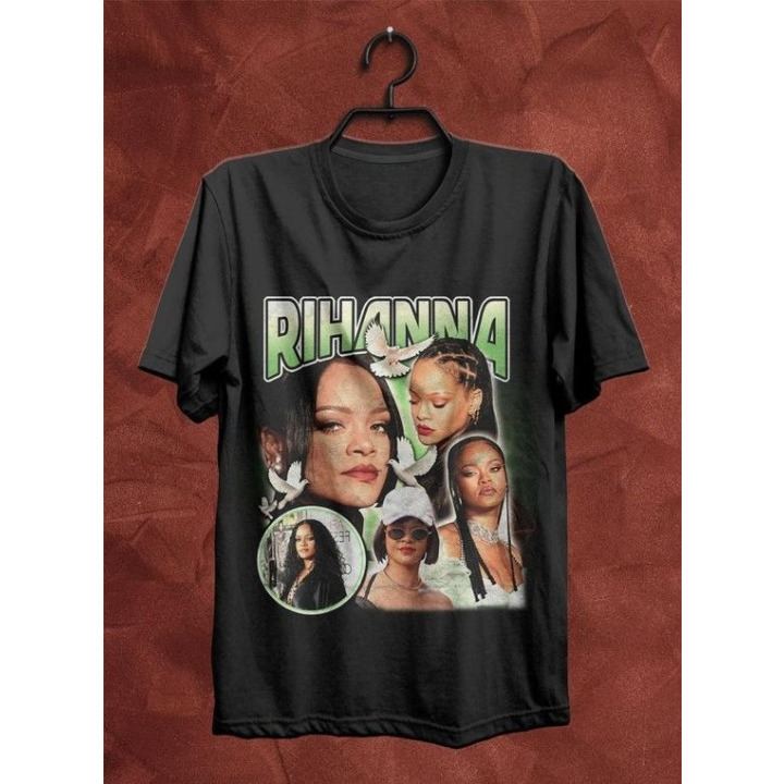 Rihanna Vintage Retro 90s T Shirt Rihanna Graphic Tee